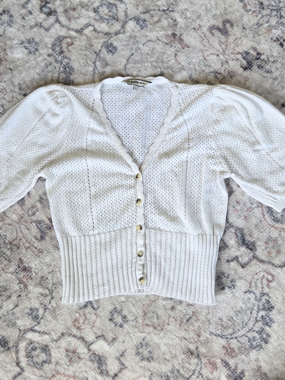 100% Cotton Cottagecore Cardigan Size M/L